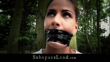 Bondage humiliation routine for bad behaving slave cock b. submission